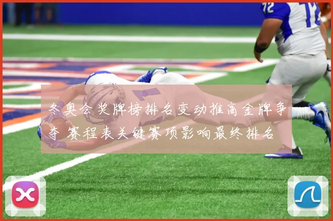 冬奥会奖牌榜排名变动推高金牌争夺 赛程表关键赛项影响最终排名