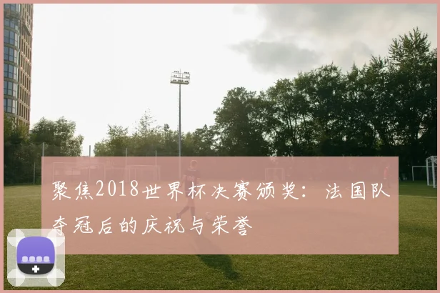 聚焦2018世界杯决赛颁奖：法国队夺冠后的庆祝与荣誉